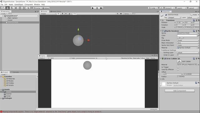 Create a game using unity