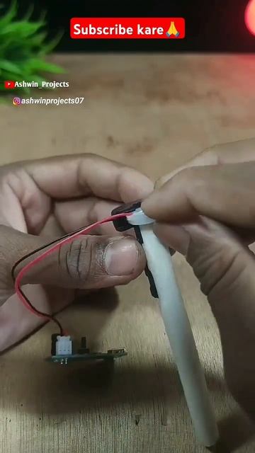 Experiment with Ultrasonic humidifier 😅 module #shorts #experiment #humidifier #aswinprojects