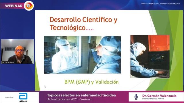 WEBINAR - Tópicos selectos en enfermedad tiroidea.