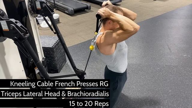 Kneeling Cable French Presses RG