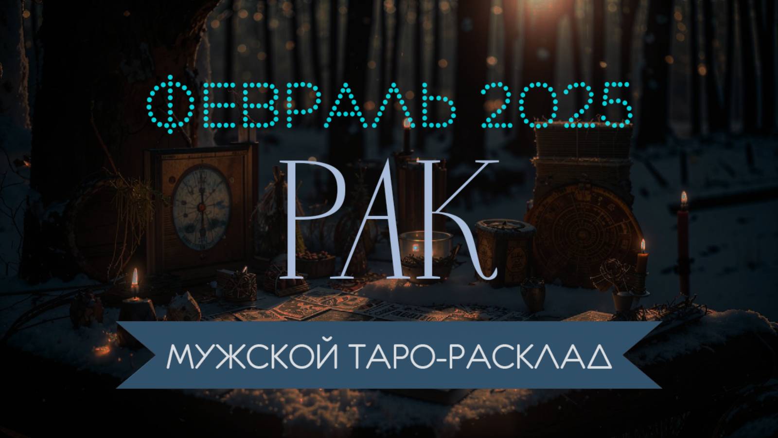 РАК | ФЕВРАЛЬ 2025 | МУЖСКОЙ ТАРО РАСКЛАД | МАРИНА ТАРОККО