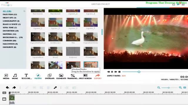 Filmora Wondershare Editor - 146 Video Filter Effects in 5 minutes!