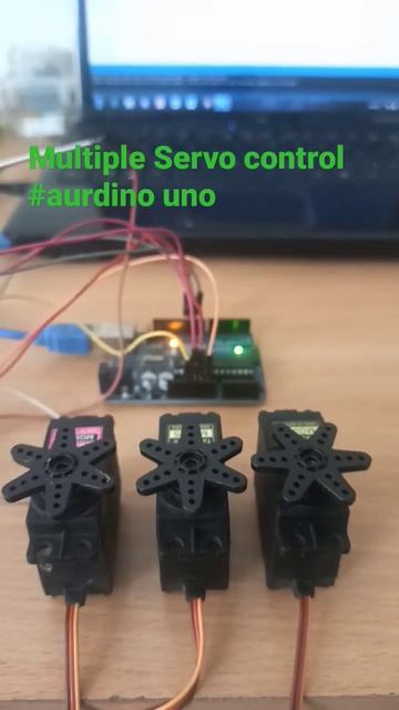 Multiple servo control #arduino #shorts #youtubeshorts #technical