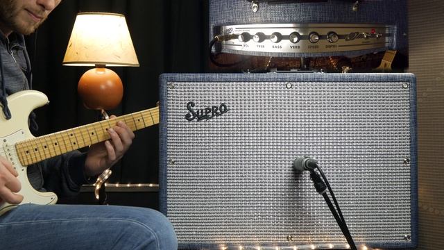 ▶️ Supro 1648RT Saturn Reverb - 1X12" 15W Combo Demo