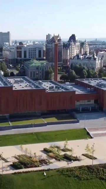 #206 НКЦ Казань с высоты птичьего полета.NCC Kazan from a bird's-eye view.#shorts #shortvideo #top