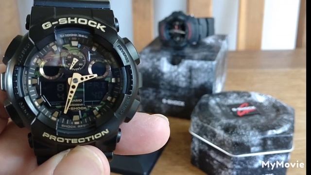 Casio watch GA-100CF-1A9ER G shock Camo