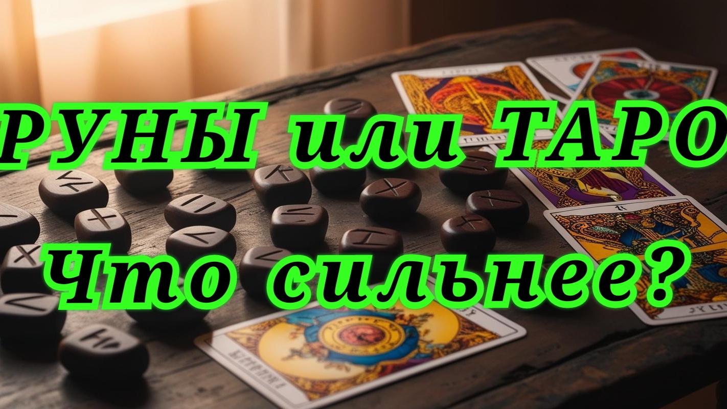 РУНЫ или ТАРО - что выбрать?