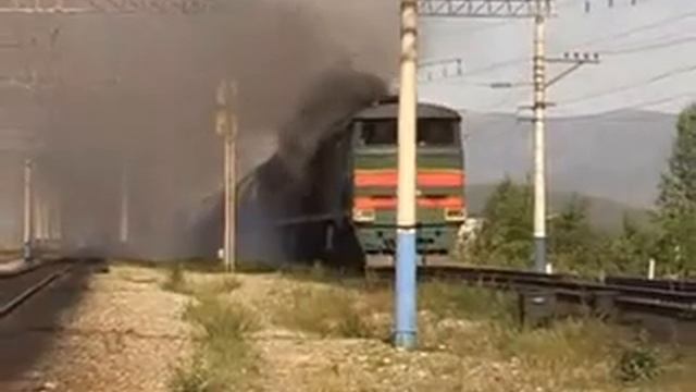 Поезд Тепловоз ЛЮБЭ Атас Клип