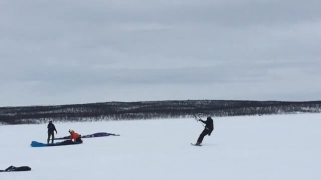 Snowkiting Idjajávri - Karasjok 2015-04-12
