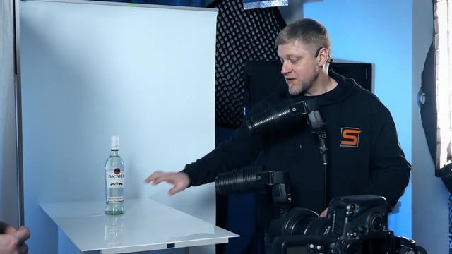 StrobiusTUTORIAL _ Как это сделано. Часть 2-1 - Предметная съемка, BACARDI