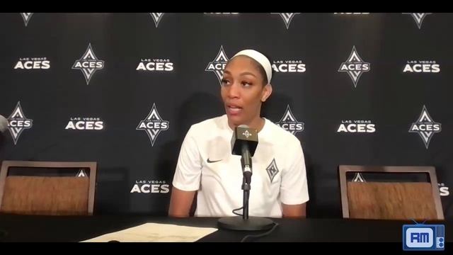 A'ja Wilson postgame press conference | Las Vegas Aces beat Phoenix Mercury 89-80 | May 14
