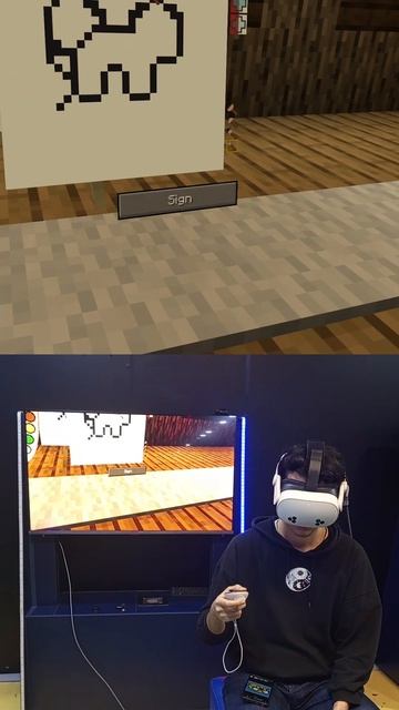 VR Pixel Art 380 #vr #minecraft #minecraft_pixelart