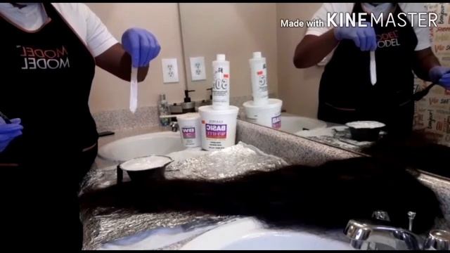 How to bleach a wig (Lingala Version)