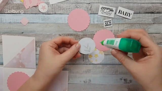 Explosionsbox zur Geburt / Designteambeitrag Dalia Bastelshop