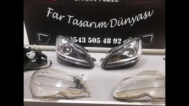 MERCEDES C200 W204 MAKYAJLI KASA CAM VE KASA DEĞİŞİMİ ÇALIŞMAMIZ  05435054892