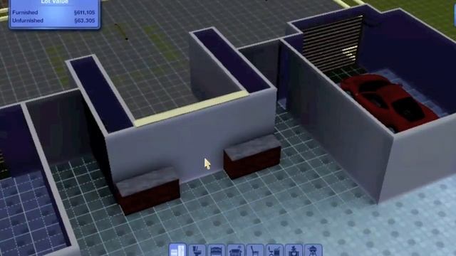 Sims 3- building a pool house