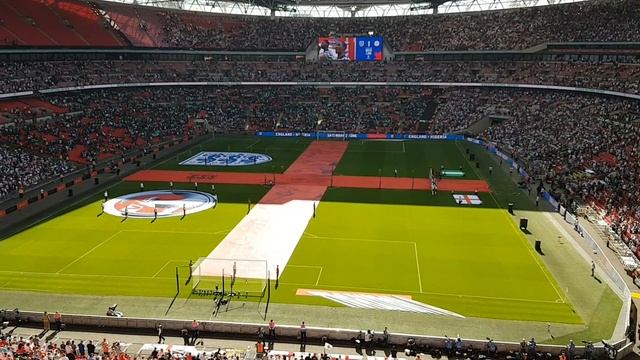 England v Nigeria 2/6/2018 Cahill goal & Wembley bits
