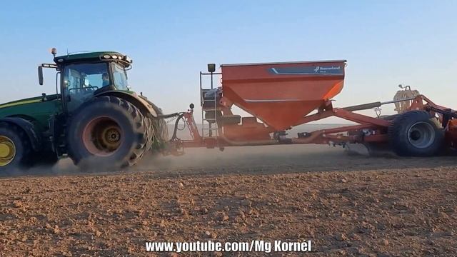 Palotabozsoki Zrt. John Deere 8320R + Kverneland DG II 2022