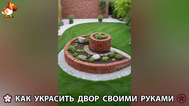 Как украсить двор дома фото идеи (58) 🏡 для дачи и сада своими руками 🌷🪻🌺💮