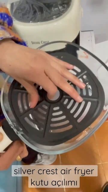 airfryer kutu açılımı (silver crest) #shortvideo #airfryer #shortsvideo