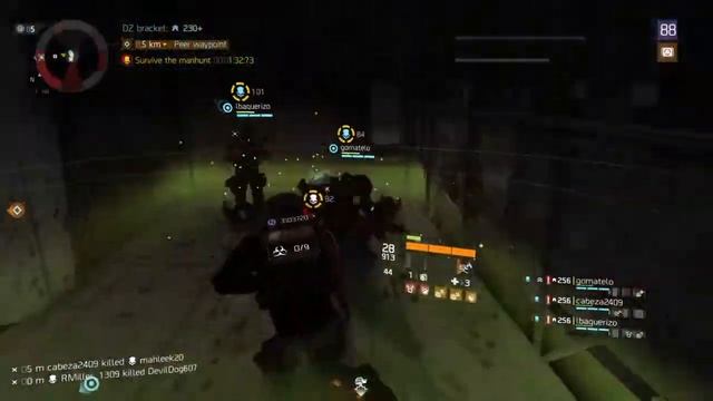The Division™ Exploxive Double Manhunt vs Server - Dark Zone PVP