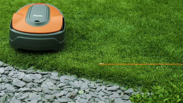 How does my robotic lawn mower know when and where to mow? - Flymo EasiLife Robotic Lawnmower