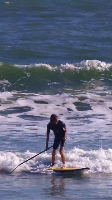 FUN Mellow SUP Ride at the 43rd Street Jetty | Sweep Talk SUP Surfing Shorts