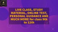 Vacademy Starts 9th to 12th and competition course.#Golive #Vacademy||Live class,study Material ect