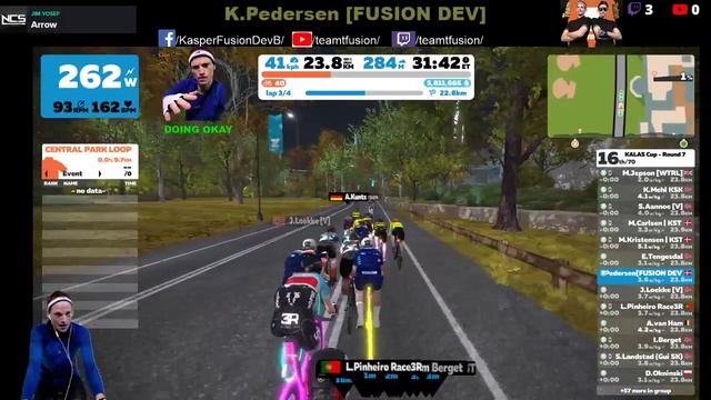 KALAS Cup - Today 20:00  Astoria Line 8  4 Laps 46 km  live from Cat.B