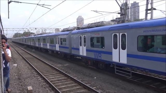 First Day Capture of Very Beautiful Mumbai's 3rd AC EMU & Newly Started Mumbai's 2nd AC Emu At Dada