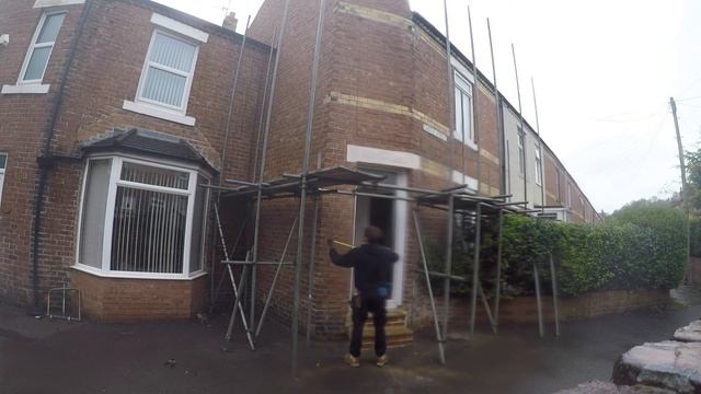 Found This On The GoPro | Splay Scaffolding | Scaffolding On Your Own | Construction