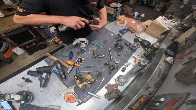 Stihl 4Mix-Motor reparieren