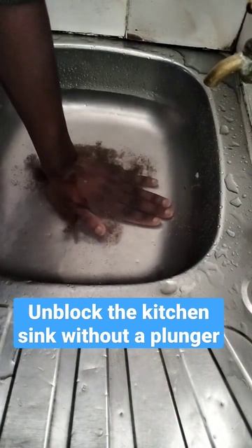 How to Unclog your kitchen sink without a plunger