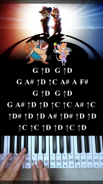 Chip and Dale(Чип и Дейл) Piano.