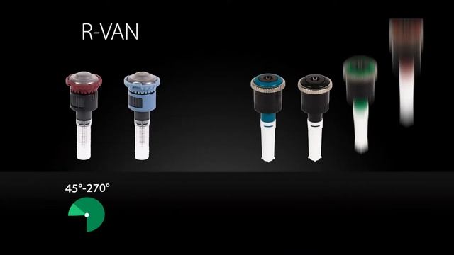 Rain Bird R-VAN: Fewer Nozzles Required (BR Portuguese)