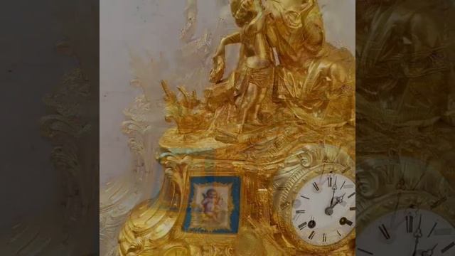 Каминные часы братьев Жапи 19 век