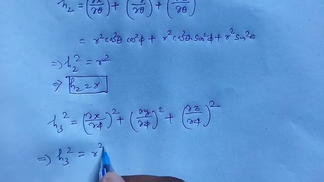 ORTHOGONAL CURVILINEAR COORDINATES:Spherical polar coordinates(gradient,divergence,curl, laplacian)