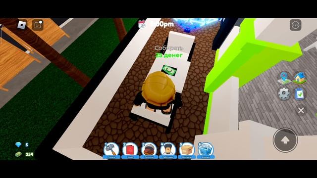 играю с Максимом в ресторан в roblox