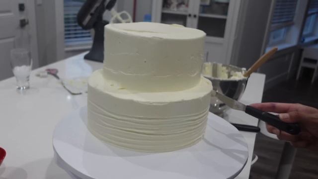 This was THE MOST Requested Wedding Cake Design at My Bakery | Textured Buttercream Cake Class in 4