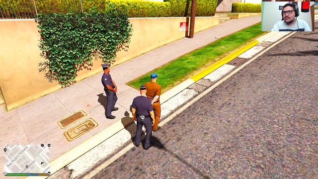 GTA V LSPDFR Rádio Patrulha -  Pinote do Ônibus cometa!