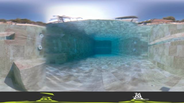 360° Vision | StoneTile Golden | Premium 3D Pool Lining