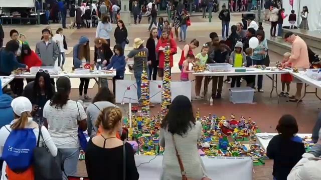 Building Atlanta out of LEGO at The Atlanta Science Festival