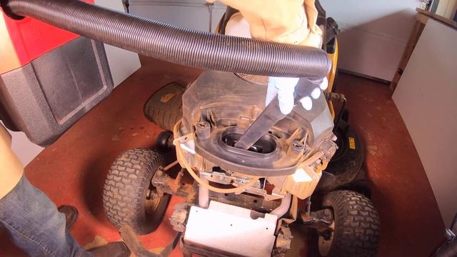How to change or replace an air filter in a Kohler KT725 engine in a Cub Cadet XT1 lawn mower