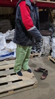 Костюм сварщика. Примеряем