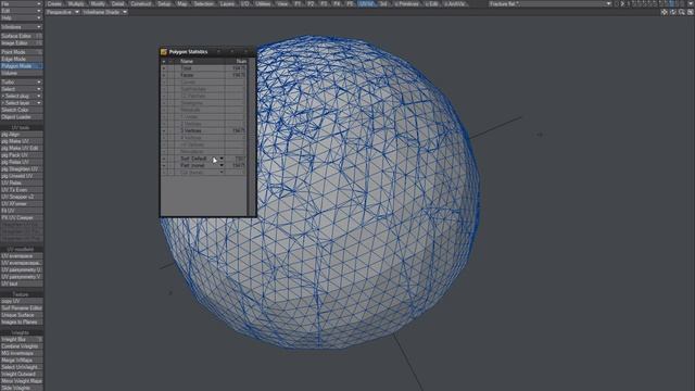 LightWave Model - Fracture Flat Objects