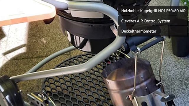 Holzkohlegrill RÖSLE F50 AIR (25001) | Deutsch
