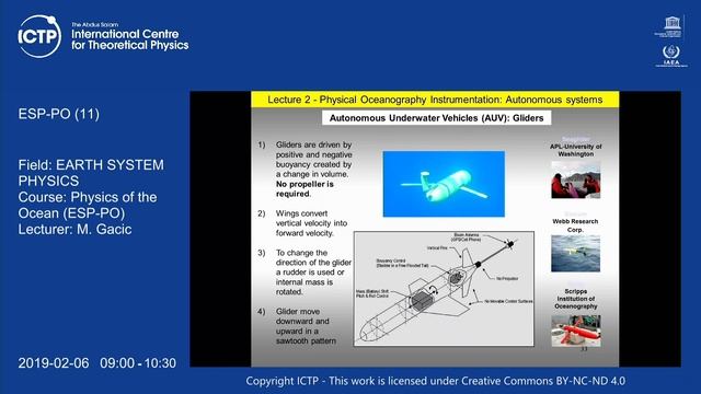 Physics of the Ocean (ESP-PO) Lecture 10