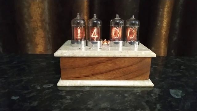 Nixie clock.