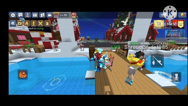 Я рыбачил 1 час подряд в рыболовном событии! [Blockman Go]