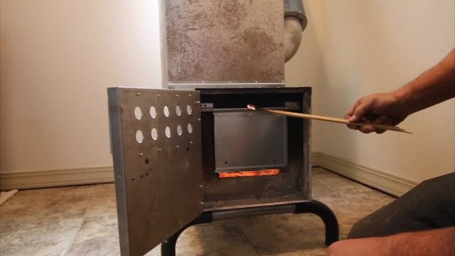 Testing The Aircrete Rocket Stove With An Aircrete Chimney and a Conventional Chimney System